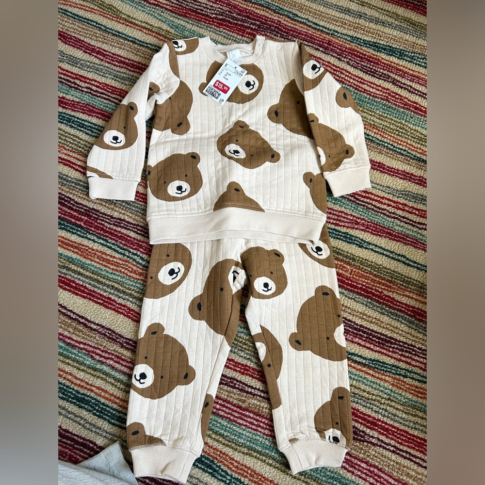 Teddy bear matching set